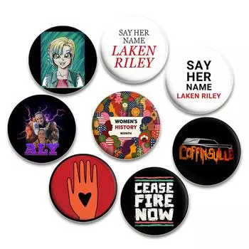 32/44/58 мм жестяная булавка, забавные мультяшные и креативные броши на языке, декор для сумки, оснастки, модные украшения, подарок 32mm