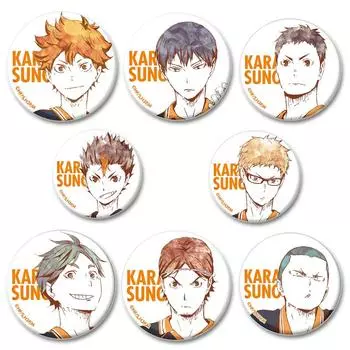 32/44/58 мм значки с героями мультфильмов Аниме Haikyuu!! Значок Манга Фигурки Значки Значок Рюкзак Одежда Украшения Броши для Сумки DIY Аксессуары 32mm