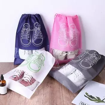 32-44 см нетканый мешок для хранения обуви пылезащитный пакет органайзер для шкафа дорожная портативная сумка водонепроницаемая одежда секретный карман 1PC