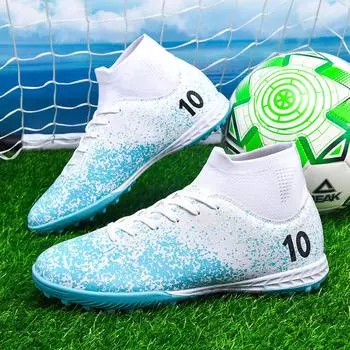 32-47 Футбольные бутсы Детские шипы для разбивания ногтей Соревновательная тренировочная обувь Мужская и женская футбольная обувь для взрослых 32
