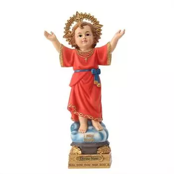32,5 см статуя из смолы Divino Nino Иисус статуэтка религиозное украшение 8 футов смола Божественный ребенок младенец Иисус статуэтка скульптура 1PCS