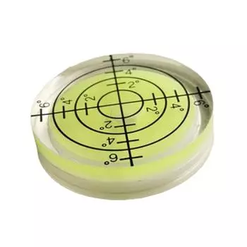 32*7 мм мини портативный пузырьковый уровень наклона измерительный инструмент инструмент с маркировкой степени пластиковый горизонтальный шарик белый