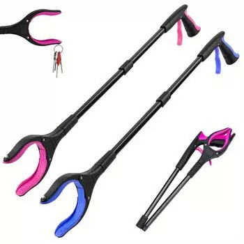 32-дюймовый прочный алюминиевый захватный инструмент — для коммерческой уборки синий