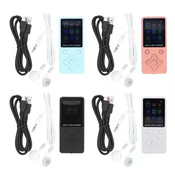 32 ГБ MP3 MP4-плеер с Bluetooth 5.0 1,8-дюймовый экран портативный HiFi музыкальный плеер с динамиком видео Black