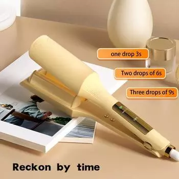 32 мм щипцы для завивки волос с ЖК-дисплеем, регулируемой температурой, быстрый нагрев, портативные дорожные щипцы для завивки волос, электрические щипцы для завивки волос, женские инструменты для укладки волос розовый