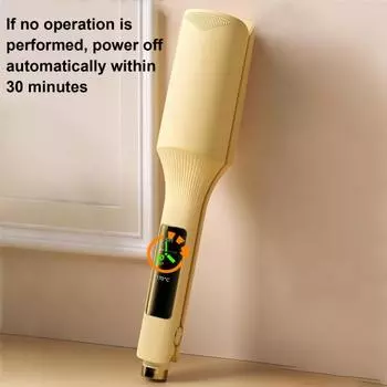 32 мм щипцы для завивки волос с ЖК-дисплеем, регулируемой температурой, быстрый нагрев, портативные дорожные щипцы для завивки волос, электрические щипцы для завивки волос, женские инструменты для укладки волос розовый