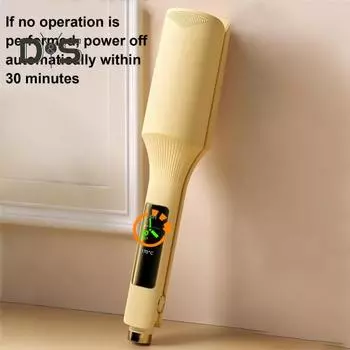 32 мм щипцы для завивки волос с ЖК-дисплеем, регулируемой температурой, быстрый нагрев, портативные дорожные щипцы для завивки волос, электрические щипцы для завивки волос, женские инструменты для укладки волос розовый