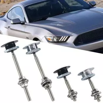 32 мм универсальный противоугонный капот двигателя с кнопкой быстрого замка на капоте Short чёрный