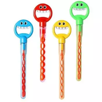 32-отверстие Улыбающееся Лицо Мыльные Пузыри Палочка Пять Коготь Мыльные Пузыри Для Детей Летний Подарок Green