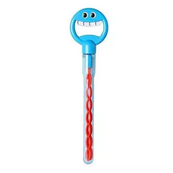 32-отверстие Улыбающееся Лицо Палочка Пять Коготь Мыльные Пузыри Для Детей Летний Подарок Green