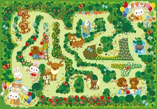 32 Piece Picture Puzzle Step Brain Series Step 2 Colored Forest Friends