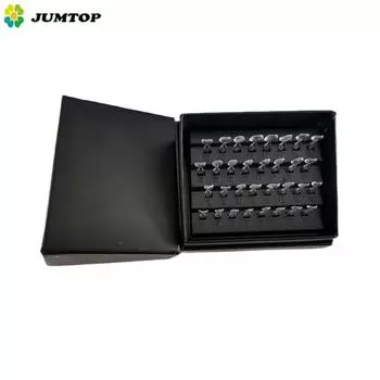 32 шт./компл., комплект форм для стоматологического шпона, композитная смола, светоотверждаемая автоклавная форма для передних передних зубов, инструменты для отбеливания зубов прозрачный