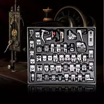 32 шт. Принадлежности для швейных машин Прижимные лапки для швейных машин Комплект лапок серебряный