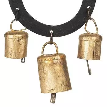 32 см металлические декоративные подковы ручной работы колокольчики для украшения дома, балкона, сада