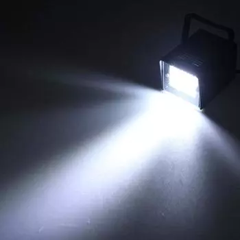 32 светодиодных белых стробоскопа с голосовым управлением для дискотеки, DJ-бара, KTV, вечеринки, музыкального клуба, звуковой активации, вспышки, сценического освещения