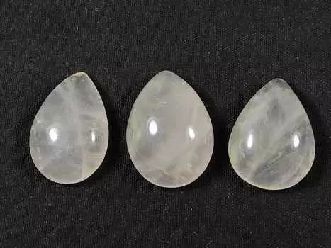 32Cts. Натуральный нежно-розовый кварц грушевидной формы россыпью драгоценных камней 03 шт. лот 13X18MM RQ-1386