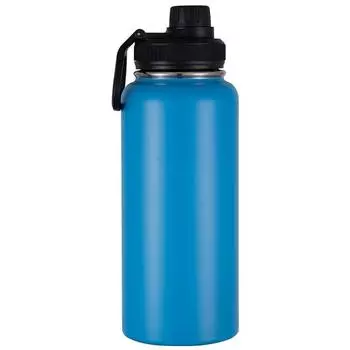 32Oz Space Pot Vacuum Spray 304 Stainless Steel Sports Kettle Outdoor Portable Thermos Cup 32oz небесно-голубой
