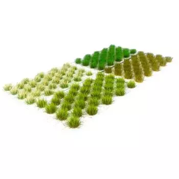 32Piece Static Grass Tufts Model Grass Tufts Artificial Grass Miniature Way