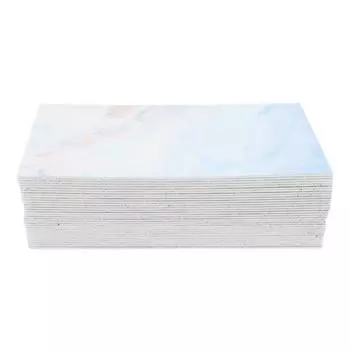 32шт настенные панели Peel and Stick ПВХ Композитная пена Водонепроницаемая Маслостойкая Мраморная декоративная стена