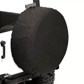 32x12 дюймов чехол для запасного колеса ткань Оксфорд автопокрышки водонепроницаемый пылезащитный протектор внедорожник 32*25*3cm чёрный