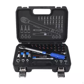 32x гаечный ключ с храповым механизмом 1/4 дюйма, многофункциональный прочный набор для технического обслуживания, инструмент для ремонта велосипеда и автомобиля