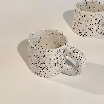 330 мл керамическая кружка креативная скандинавская чашка ручной работы с ручкой-кольцом керамические кружки для кофе фарфоровая кружка пивные чашки посуда для напитков 301-400ml