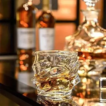 330 мл прозрачный стакан для виски японские стаканы для виски шотландский бурбон ром джин вода коктейль винтажные бокалы для вина A