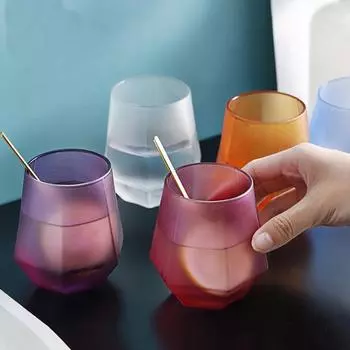 330 мл свадебные бокалы для вина, посуда для напитков, матовое алмазное хрустальное стекло, вечерние барные инструменты для питья, стеклянная чашка для коктейля, чашка для чая, кофе, кружка 330Ml