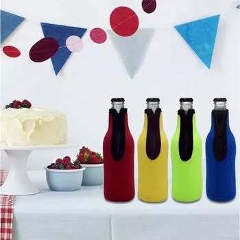 330 мл застежка-молния бар пивной изолированный защитный чехол охладители бутылок держатель для бутылок сумка для винных бутылок синий