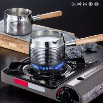 330 мл 600 мл молочный горшок, нескользящая термостойкая эргономичная ручка, устойчивая к разливу молочная кастрюля, кухонные принадлежности D