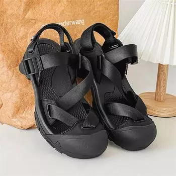 3311 sandals summer breathable men s and women s outer wear bag head toe protection creek shoes outdoor non-slip mountaineering beach shoes 36