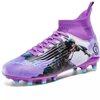 33-46 Детские футбольные бутсы Мужские футбольные бутсы большого размера Низкие длинные шипы Противоскользящие профессиональные тренировочные футбольные бутсы для улицы 33 зелёный