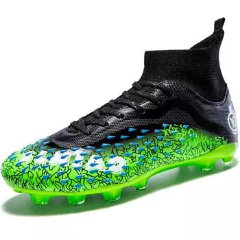 33-46 Мужские крупногабаритные футбольные бутсы с длинными ногтями, противоскользящие и износостойкие, TPR, искусственные, уличные детские футбольные бутсы Corthop 33 белый