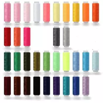 33 цвета, швейная нить, маленькая катушка «сделай сам», 402, швейная нить, 10 шт./компл., швейные аксессуары