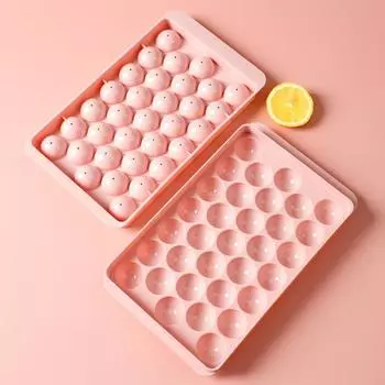 33 решетки, лоток для кубиков льда, желе, лоток для льда, тарелка, круглый ледяной шарик и форма для ромба, форма для льда розовый