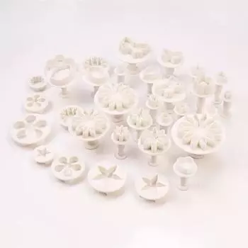 33 шт./компл. плунжерный пластиковый резак для помадки Diy форма для печенья, инструменты для выпечки торта