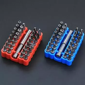 33 шт., полые/твердые наконечники, электрическая отвертка, гаечный ключ Torx, набор защитных бит