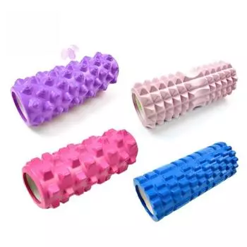 33 см EVA пена полая колонна массажный ролик для йоги для расслабления мышц 25.5cm Mini фиолетовый