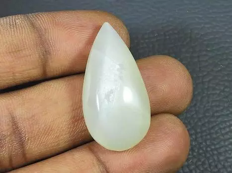 33Cts. Natural moonstone Pear Cabochon loose Gemstone 17X33MM SK-2444