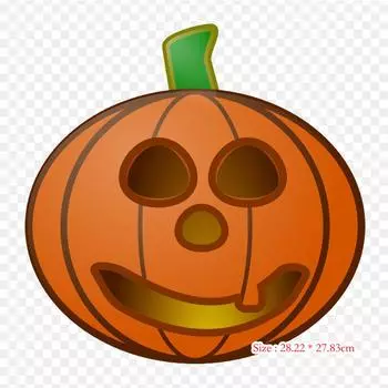 33Jack O Lantern Хэллоуин термопечать с термопереносной печатью виниловые нашивки наклейки для одежды DIY аппликации моющиеся нашивки