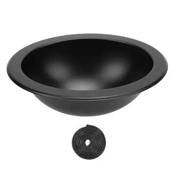 340 X 270 X 120 мм Раковина для автофургона из нержавеющей стали 304, универсальная круглая раковина для кухни и ванной комнаты с