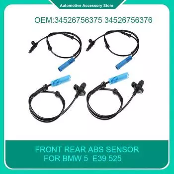 34526756375 34526756376 Передний задний левый правый датчик скорости колеса ABS для BMW E39 525 528 2PCS