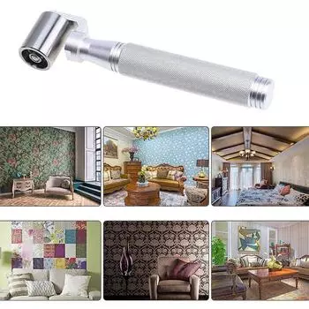 34/40 мм стальной плоский прижимной валик для зазоров обоев DIY инструмент для прокатки швов обоев малярная пластина ручные валики S3J8