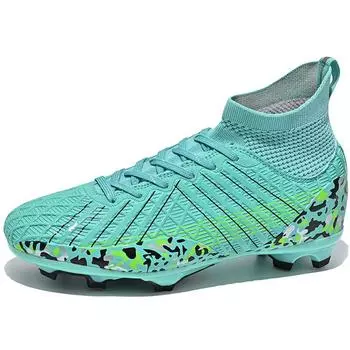 34-45 футбольные бутсы унисекс Большие футбольные бутсы мужские тренировочные специальные детские бутсы с длинными ногтями AG детские игровые тренировочные футбольные бутсы 34 белый