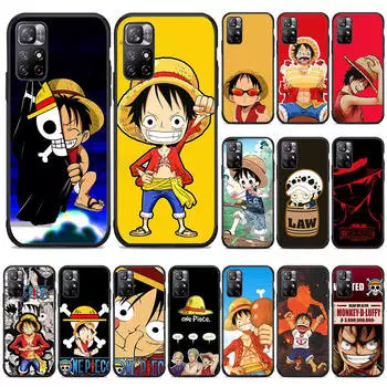 34 One Piece Luffy Child Case для Xiaomi Redmi A3 13C 10A 10C 12C 9A 9C 9T A3X Note 13 8 9 10 11 12 Poco F5 F6 C51 M6 X3 X6 C65 C50 C55 Pro Plus 4G 5G Redmi 13 аэро