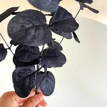 34 см черный эвкалипт искусственные цветы для украшения комнаты настольные цветы