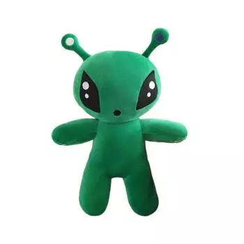 34 см Зеленый инопланетянин плюшевая игрушка аниме щупальценосный рог инопланетянин монстры ужас кукла мальчики девочки мягкие игрушки мягкая подушка детские подарки 34cm зелёный