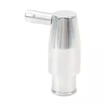 34in PCV Valve Cover Breather with Grommet Polished Aluminum 6008 Replacement for Ford