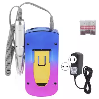 35000 об/мин Машинка для полировки и шлифовки ногтей Электрическая пилка для маникюра Инструменты для салона красоты для ногтей 10 EU Plug