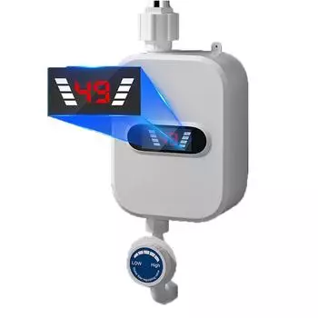 3500 Вт мгновенный электрический водонагреватель для кухни, быстрый нагрев, мини-маленький душ, прочный и безопасный домашний термостатический душевой комплект EU белый